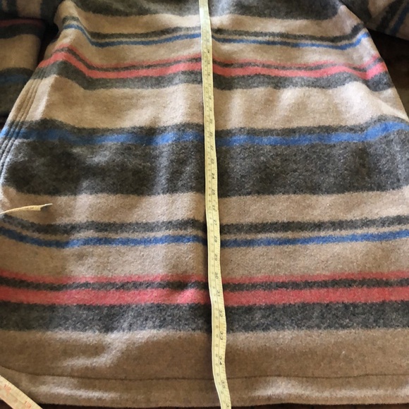 Banana Republic Factory Striped Shawl Collar Coat PM - Picture 3 of 10